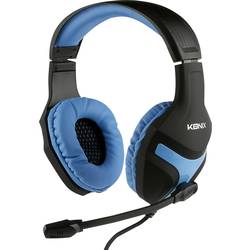 Konix Nemesis Headset Sluchátka Over Ear kabelová, 28136, stereo, černomodrá