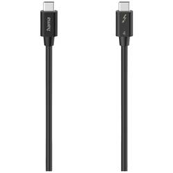 Hama Thunderbolt kabel Thunderbolt ™ (USB-C ®) zástrčka, Thunderbolt ™ (USB-C ®) zástrčka 0.8 m černá 00200659 dvoužilový stíněný, 8K UHD Thunderbolt™ kabel