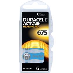 Duracell Baterie do naslouchátek ZA 675 1.45 V 6 ks 630 mAh zinko-vzduchová Activair 675