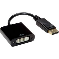 Value DisplayPort / DVI kabelový adaptér Konektor DisplayPort, DVI-D 24+1pol. zásuvka 0.15 m černá 12.99.3137 Kabel DisplayPort