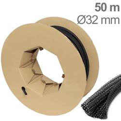 TRU COMPONENTS TC-12352468 T24CA016 ochranný oplet černá polyester 32 do 33 mm 50 m