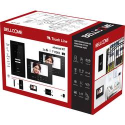 Bellcome Advanced 7 Video-Kit 2 Familie kabelový domovní video telefon kompletní sada, 14dílná, černá, VKA.P2F3.T7S9.BLB04