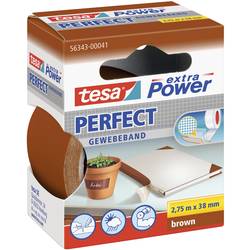 tesa PERFECT 56343-00041-03 páska se skelným vláknem tesa® Extra Power hnědá (d x š) 2.75 m x 38 mm 1 ks