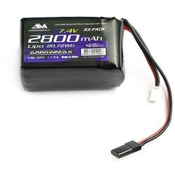 ArrowMax akumulátor přijímače (LiPo) (modelářství) 7.4 V 2800 mAh Hump JR