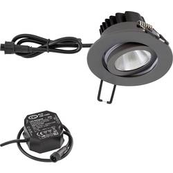 EVN PC650N91602 LED vestavné svítidlo, LED, pevně vestavěné LED, 8.4 W, antracitová