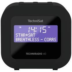 TechniSat TECHNIRADIO 40 0000/2940 radiobudík, DAB+, FM, s USB nabíječkou, černá