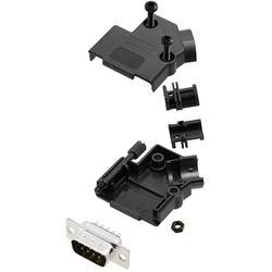 TRU COMPONENTS TCD45PKP09DMPK 7709240 sada D-SUB kolíkové lišty 45 ° Pólů: 9 pájecí kalíšek 1 ks