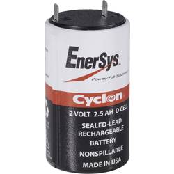 EnerSys Hawker Cyclon X 0800-0004 olověný akumulátor 2 V 5 Ah olověný se skelným rounem (Ø x v) 45 mm x 82 mm plochý konektor 6,35 mm bezúdržbové, svitkový