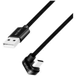 LogiLink USB kabel USB 2.0 USB-C ® zástrčka, USB-A zástrčka 2.00 m černá CU0193