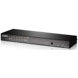 ATEN KH1516AI-AX-G přepínač KVM VGA USB, PS/2 1280 x 1024 Pixel, 1600 x 1200 Pixel