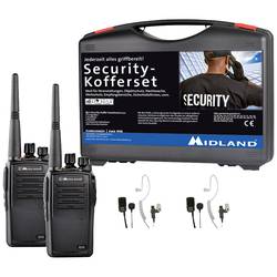 Midland G15 Pro PMR 2er Security-Koffer inkl. MA 31-M C1127.S2 PMR radiostanice sada 2 ks