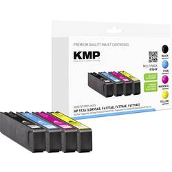 KMP Ink náhradní HP HP 913A kompatibilní kombinované balení černá, azurová, purppurová, žlutá H164V 1750,4005