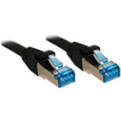 LINDY 47182 RJ45 síťové kabely, propojovací kabely CAT 6A S/FTP 7.50 m černá 1 ks