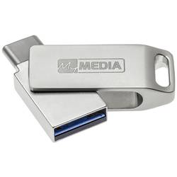 MyMEDIA My Dual USB 3.2 Gen 1 /USB C Drive 16GB USB flash disk 16 GB stříbrná 69268 USB 3.2 Gen 1 (USB 3.0), USB-C®