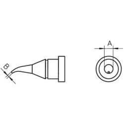 Weller LT-1X pájecí hrot oblý, zahnutý Velikost hrotů 0.4 mm Obsah 1 ks