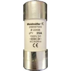 Weidmüller 2865970000 FUSE WSFL 22X58 35A 1K5V GPV trubičková pojistka Množství 10 ks