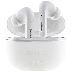 Intenso T302A In Ear Headset Bluetooth®, 3720302, stereo, bílá, Potlačení hluku