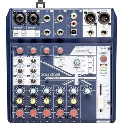 SoundCraft Notepad 8FX analogový Kanálů:8 USB připojení