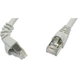 Telegärtner 100008669 RJ45 síťové kabely, propojovací kabely CAT 6A S/FTP 5.00 m šedá samozhášecí, s ochranou 1 ks