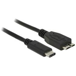 Delock USB kabel USB 3.2 Gen1 (USB 3.0 / USB 3.1 Gen1) USB-C ® zástrčka, USB Micro-B 3.0 zástrčka 0.50 m černá 83676