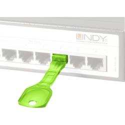 LINDY zámek portu RJ45 LAN sada 10 ks zelená vč. 1 klíče 40472