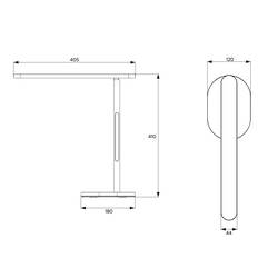 Opple 523003011600 523003011600 LED stolní lampa LED bílá