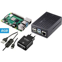 TRU COMPONENTS Pure Set Raspberry Pi® 5 B+ 8 GB 4 x 2.4 GHz vč. napájecího zdroje, vč. pouzdra