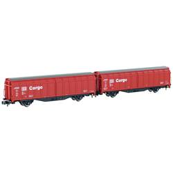 Hobbytrain H24651 Sada 2 KS posuvných nástěnných vozů Hblaclns DB Cargo