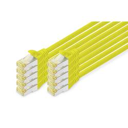 Digitus DK-1644-A-020-Y-10 RJ45 síťové kabely, propojovací kabely CAT 6A S/FTP 2.00 m žlutá 1 ks