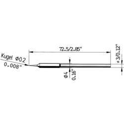 Ersa 212 SD LF pájecí hrot tužkový Velikost hrotů 0.2 mm Obsah 1 ks