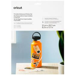 Cricut Sticker Set Waterproof A4 Sada fólií Šířka řezu 29.7 cm transparentní