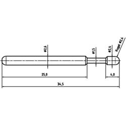 PTR Hartmann 1040-D-1.5N-NI-2.4 přesný testovací hrot