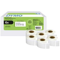 DYMO etikety v roli 25 x 54 mm bílá 3000 ks trvalé 2177564 přepravní štítky