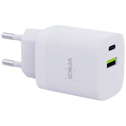 Verico Mojo 30W GaN 2 USB nabíječka 30 W do zásuvky (230 V) Výstupní proud (max.) 3000 mA USB, USB-C® Počet výstupů: 2 x