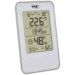 TFA Dostmann Digitales Thermo-Hygrometer teploměr a vlhkoměr bílá