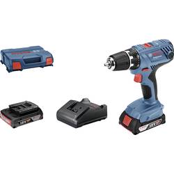 Bosch Professional GSR 18V-21 aku vrtací šroubovák 18 V, 2.0 Ah Li-Ion, 06019H100A, vč. 2x aku, kufřík, vč. nabíječky