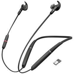 Jabra Evolve 65e MS Stereo Hi-Fi In Ear Headset Bluetooth® stereo černá