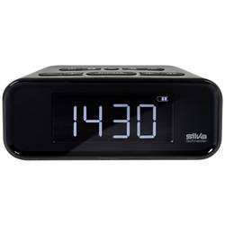 Silva Schneider UR 4200 BT 241013 radiobudík, FM, FM, Bluetooth, funkce alarmu, s USB nabíječkou, s akumulátorem, černá