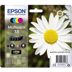 Epson Ink T1806, 18 originál kombinované balení černá, azurová, purppurová, žlutá C13T18064012