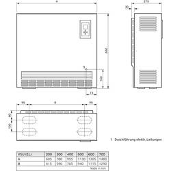 Vaillant 10023892 elektrický akumulační přímotop, bílá