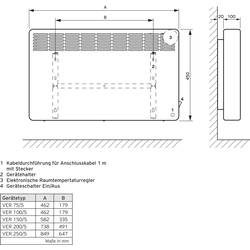 Vaillant 10023956 topení 10023956 bílá