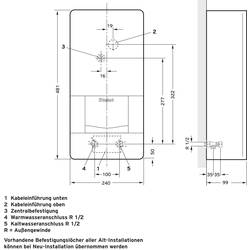 Vaillant VED E 21/8 BB VED E 21/8 BB průtokový ohřívač A (A+ - F) 21 kW