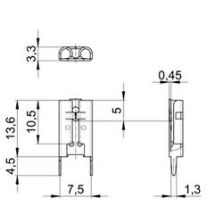 Vogt Verbindungstechnik 3867u.68 faston zásuvka Šířka zástrčky: 2.80 mm Tloušťka konektoru: 0.50 mm bez izolace 500 ks