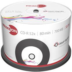 Primeon 2761107 CD-R 80 700 MB 50 ks vřeteno vinyl, s potiskem