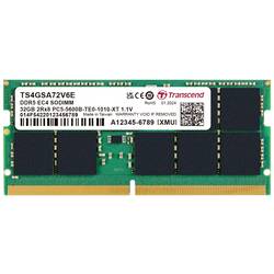 Transcend TS4GSA72V6E Modul RAM pro PC Retail DDR5 32 GB 1 x 32 GB ECC 5600 MHz 262pinový modul SO DIMM TS4GSA72V6E