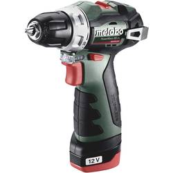 Metabo PowerMaxx BS BL aku vrtací šroubovák 12 V, 2 Ah Li-Ion, 601721500, vč. 2x aku