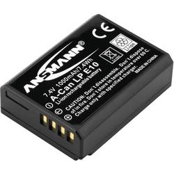 Ansmann A-Can LP E10 akumulátor do kamery Náhrada za orig. akumulátor LP-E10 7.4 V 1000 mAh