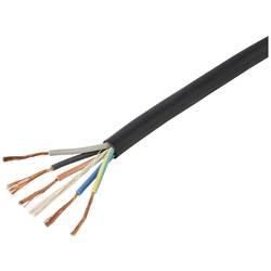 TRU COMPONENTS TC-11594952 kabel s gumovou izolací H07RN-F 5 x 2.5 mm² černá metrové zboží