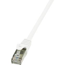 LogiLink CP2081S RJ45 síťové kabely, propojovací kabely CAT 6 F/UTP 7.50 m bílá s ochranou 1 ks