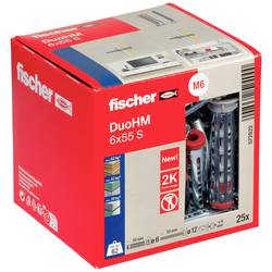 Fischer DuoHM 6x55 S PH PZ hmoždinka do dutin 55 mm 572922 25 ks